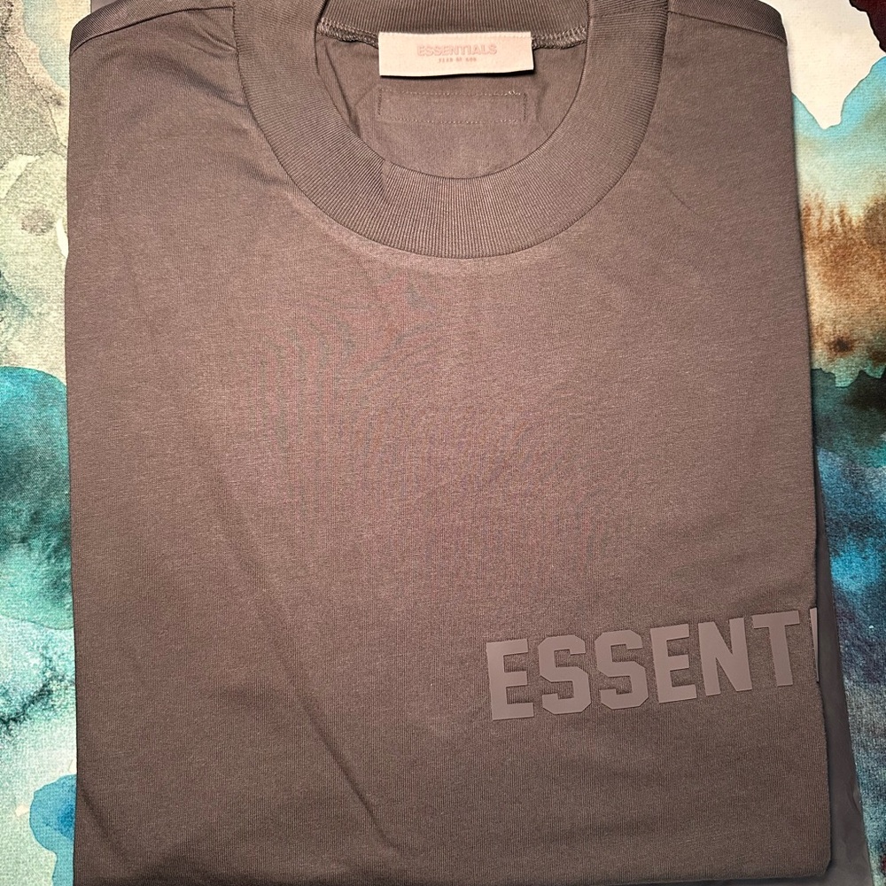 Essentials Charcoal Short Sleeve Tee